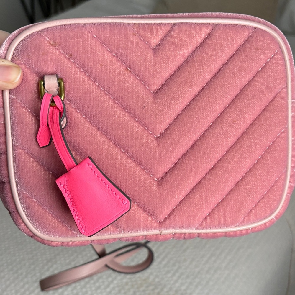 J. Crew Rose Quilted Crossbody Bag